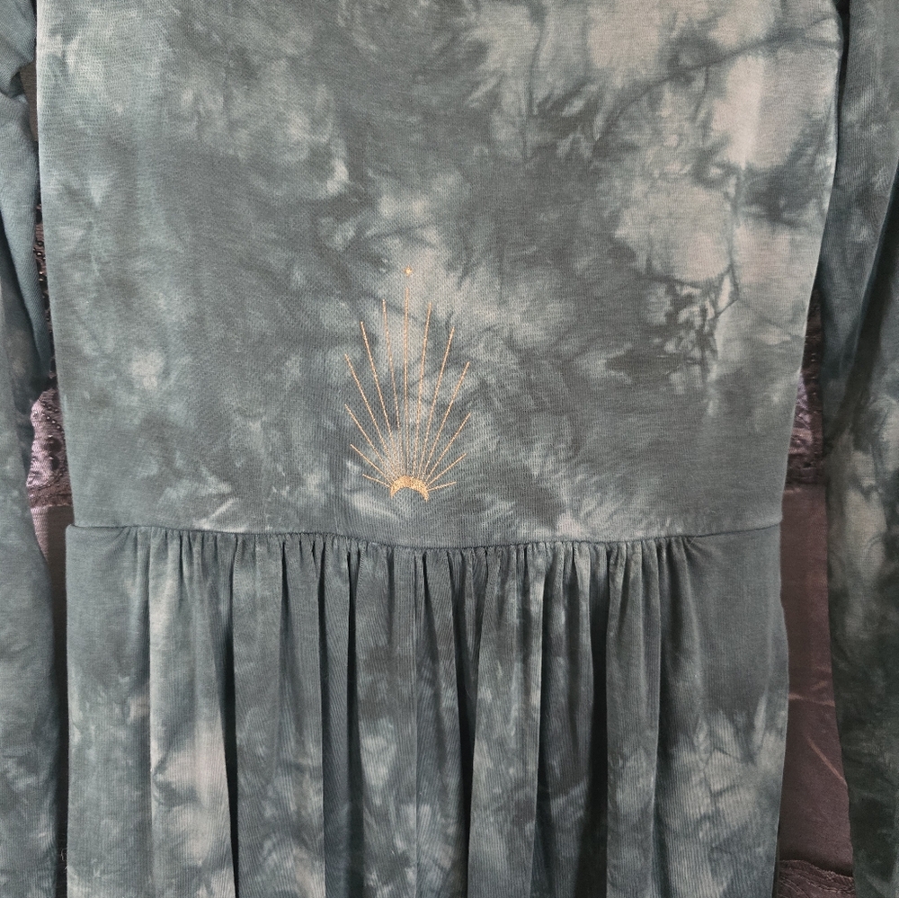 Purusha People Sacred Space Long Sleeve Jumpsuit Size Medium - Picture 7 of 7